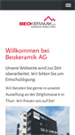 Mobile Screenshot of beokeramik.ch