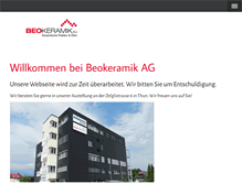 Tablet Screenshot of beokeramik.ch